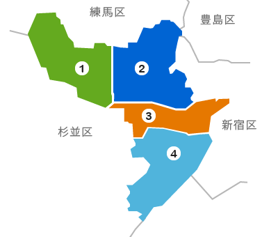 中野区の地図から探す