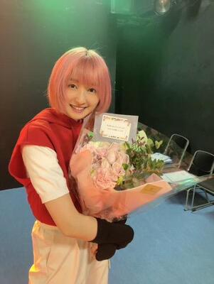 綾羽さんと花束