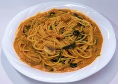 帝京 トマトクリームパスタ