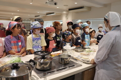 料理教室の様子