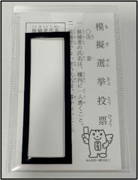 投票用紙記入補助具