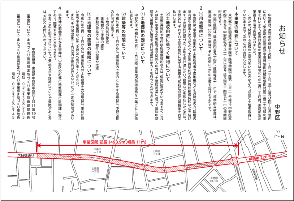 周知看板レイアウト