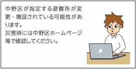 開設中の避難所を確認