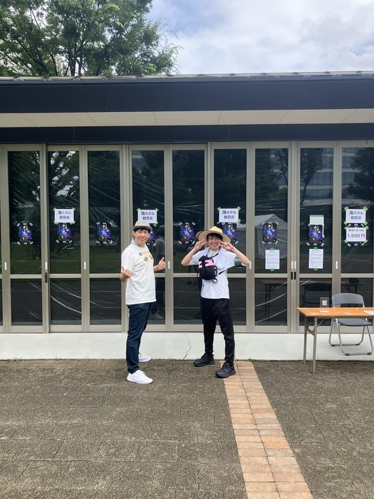 四季の森公園の多目的ホールがホタル・ウミホタル観賞会会場に。