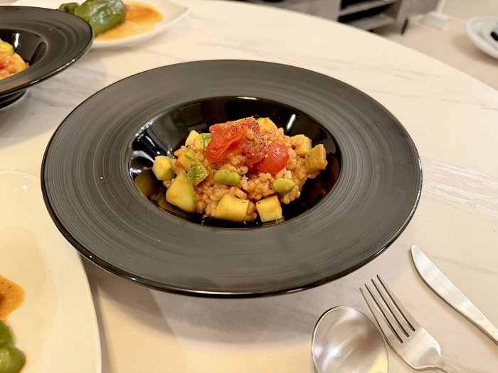 夏野菜のトマトリゾット