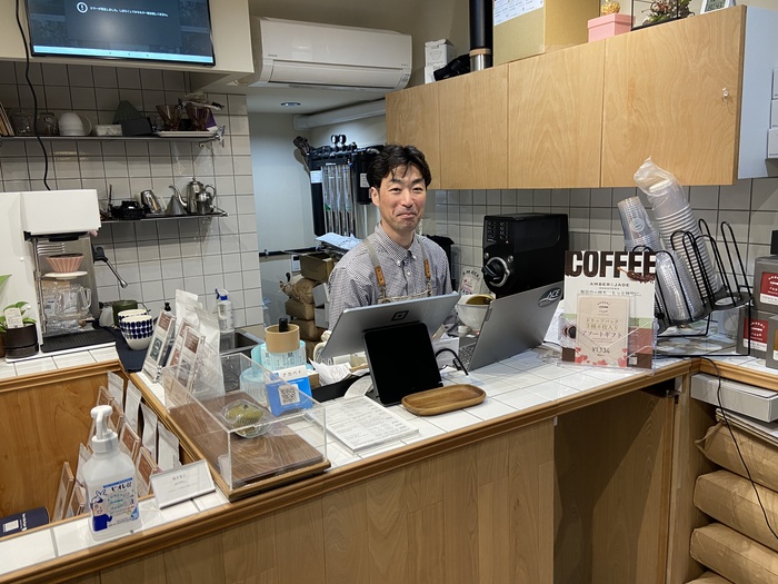 店主の小竹さん