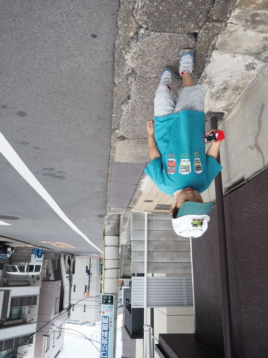 息子とお散歩