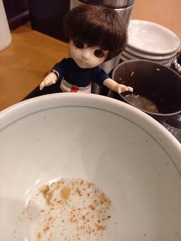 完食後の器
