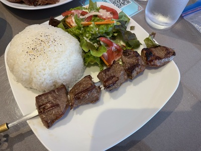ラムの串焼き