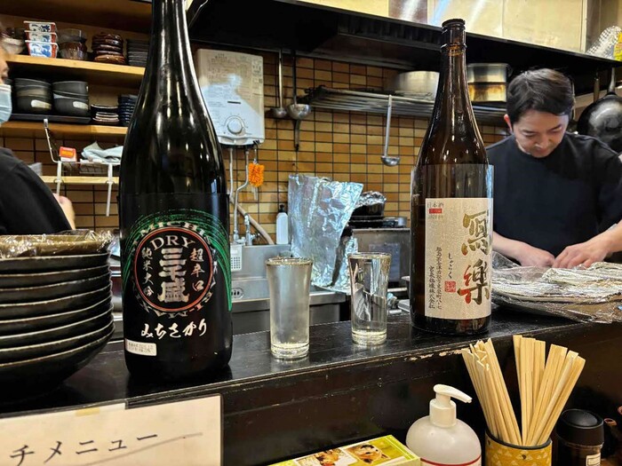 用意された日本酒