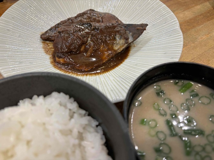 八丁味噌をブレンドした味噌で作る鯖味噌