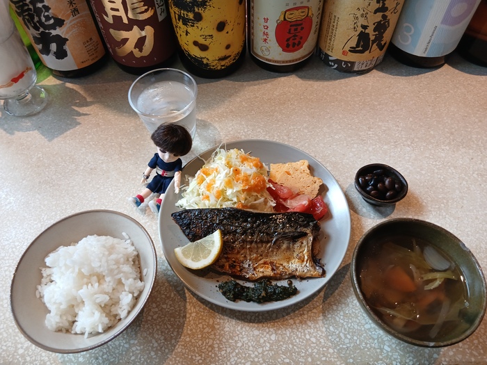 焼きサバジェノベーゼ