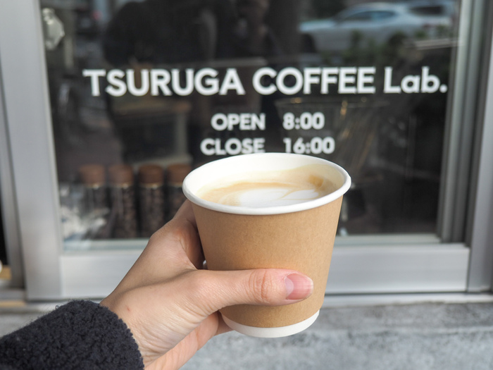 TSURUGA COFFEE Lab.のラテ