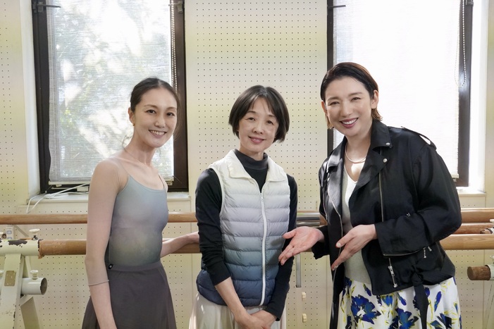 左から青山さん、挾間さん、沙央さん
