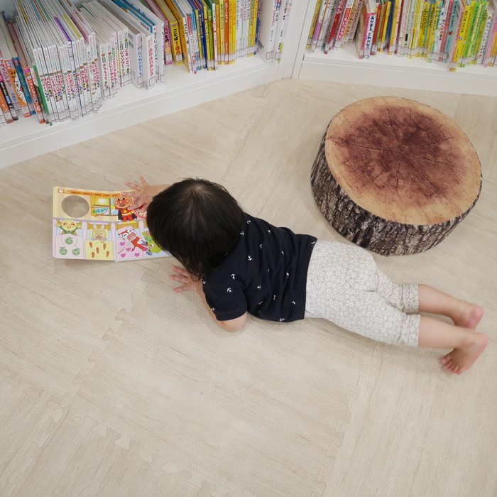 寝転んでいる様子