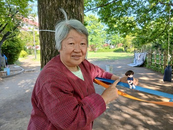 大橋美紀さんとちびナカノさん
