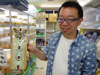 展翅板と飯島社長