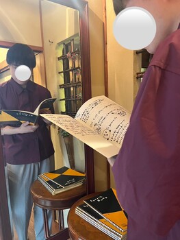 スケッチブックのメッセージ