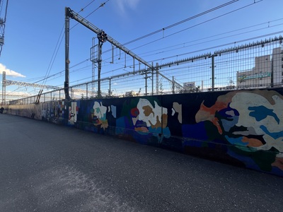 線路沿い