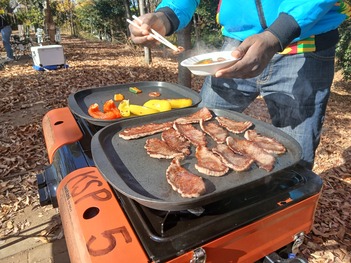 平和の森公園でバーベキュー