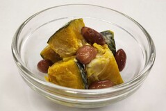 かぼちゃと金時豆のサラダ写真