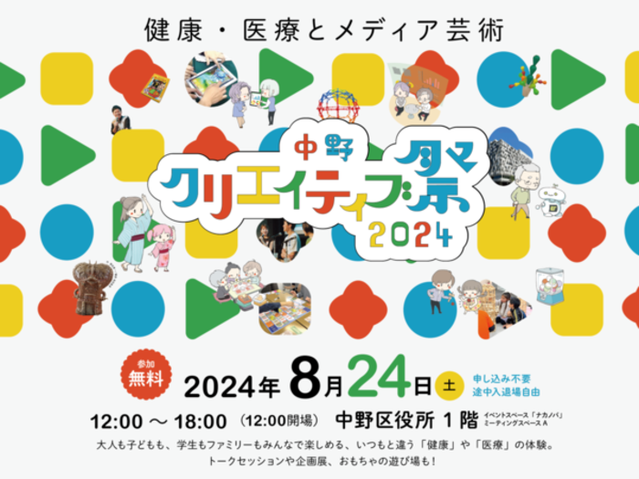 クリエイティブ祭2024のチラシ