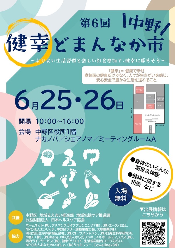 第6回健幸どまんなか市のチラシ
