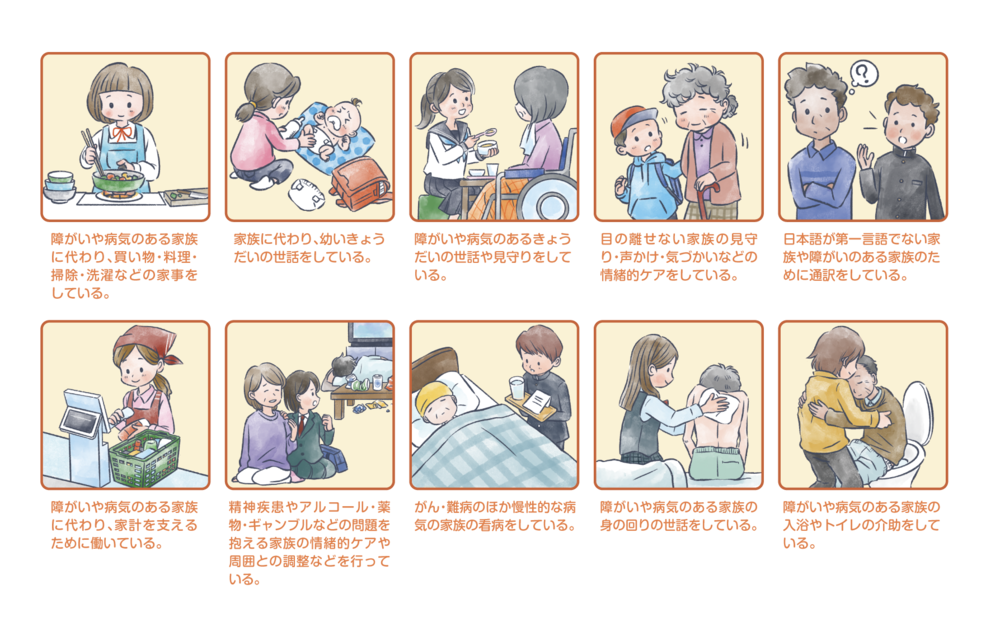 こども家庭庁「ヤングケアラーについて」の画像