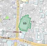 埋蔵文化財包蔵地図（中央）