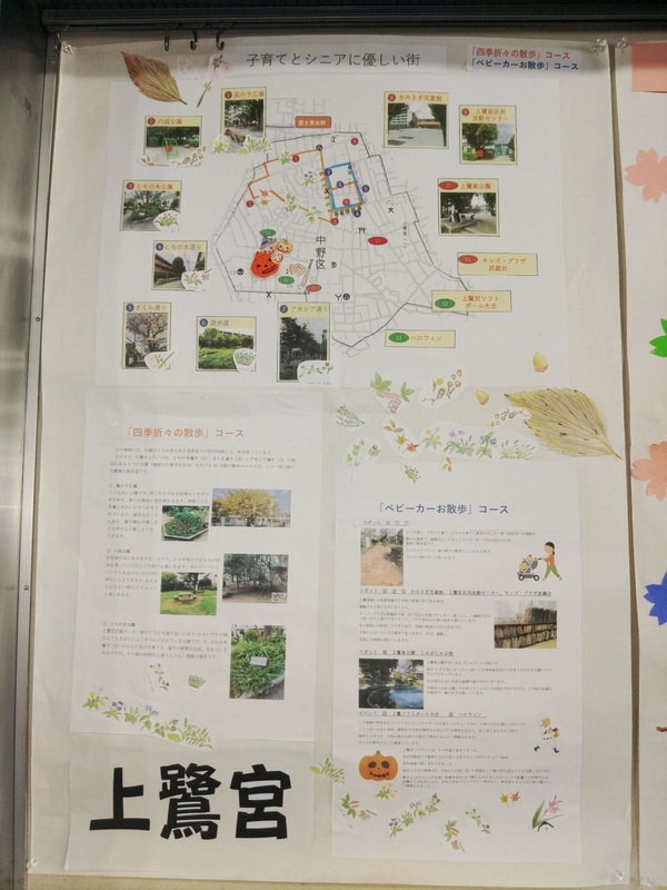 上鷺宮地域の作成物