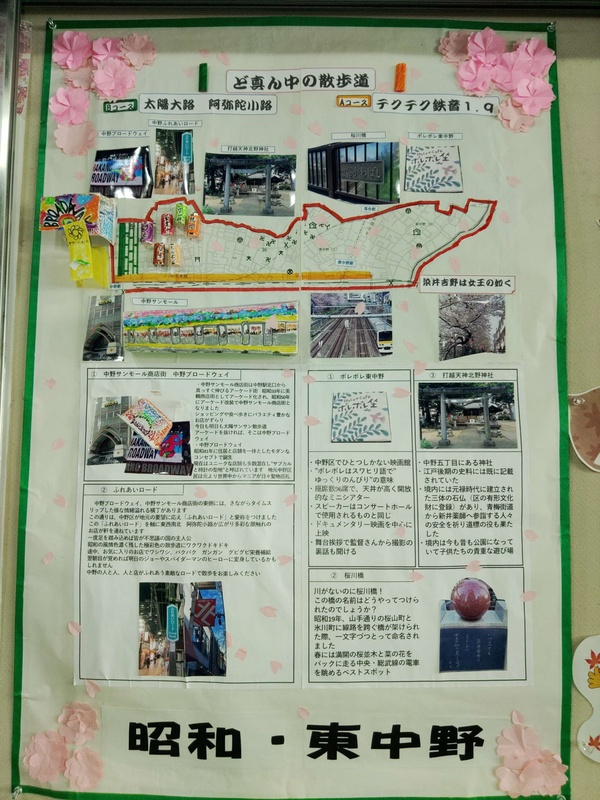 昭和東中野地域の作成物