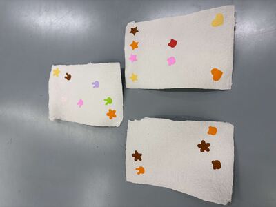 手すきはがきの写真