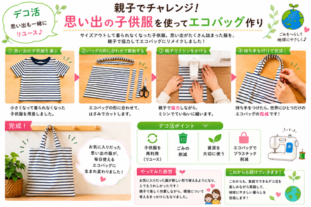 作品例_親子でエコバック作り
