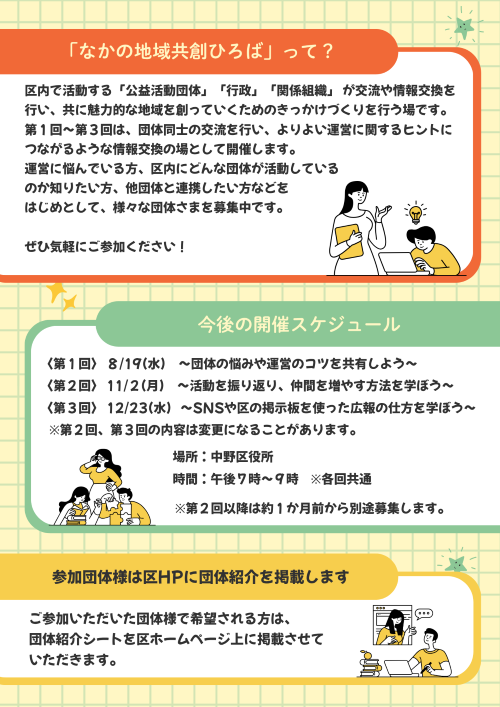 なかの地域共創ひろば裏