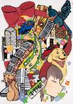 第二中学校絵画作品