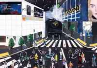 南中野中学校絵画作品