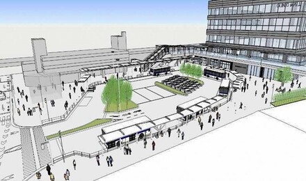 南口駅前広場のイメージ画像