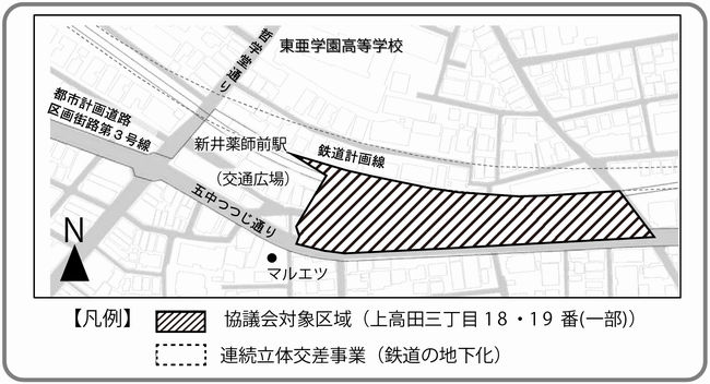 再開発区域図