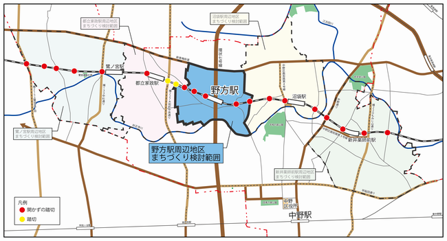 野方検討区域図