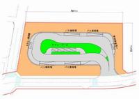 新井薬師駅前駅前広場の予想図です。