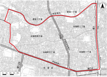 大和町不燃化特区の範囲